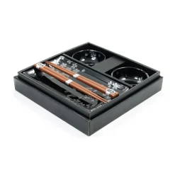 Kiji Stoneware & Ceramics Tableware Brands|Japanese Ingredients^Kuro Hana Sushi Serving Set