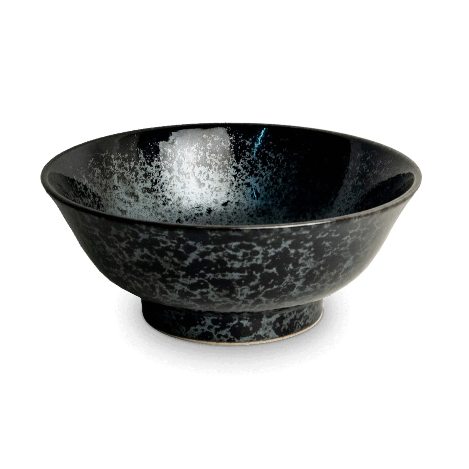 Kiji Stoneware & Ceramics Japanese Ingredients|Crockery & Dinnerware^Kuroi Hanten Ramen Bowl, 22cm
