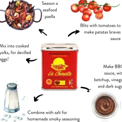 La Chinata Spanish Ingredients|Herbs & Spices^Hot Smoked Paprika, 70g