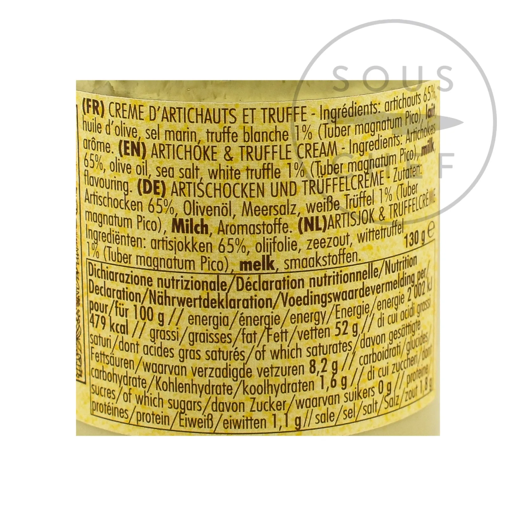 La Favorita Ingredients Brands|Italian Ingredients^Artichoke And Truffle Cream, 130g