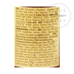 La Favorita Italian Ingredients|Sauces & Condiments^Tomato Sauce With Taggiasca Olives, 180g