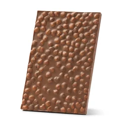 La Perla di Torino Ingredients Brands|Italian Ingredients^Milk Chocolate Slab with Whole Roasted Hazelnuts, 450g