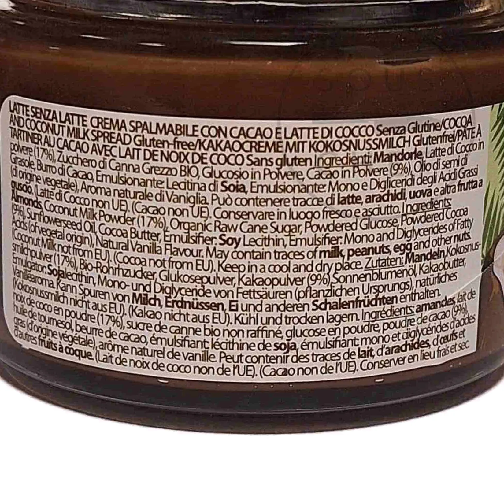 La Perla di Torino Ingredients Brands|Italian Ingredients^Vegan Coconut Milk Chocolate Spread, 150g