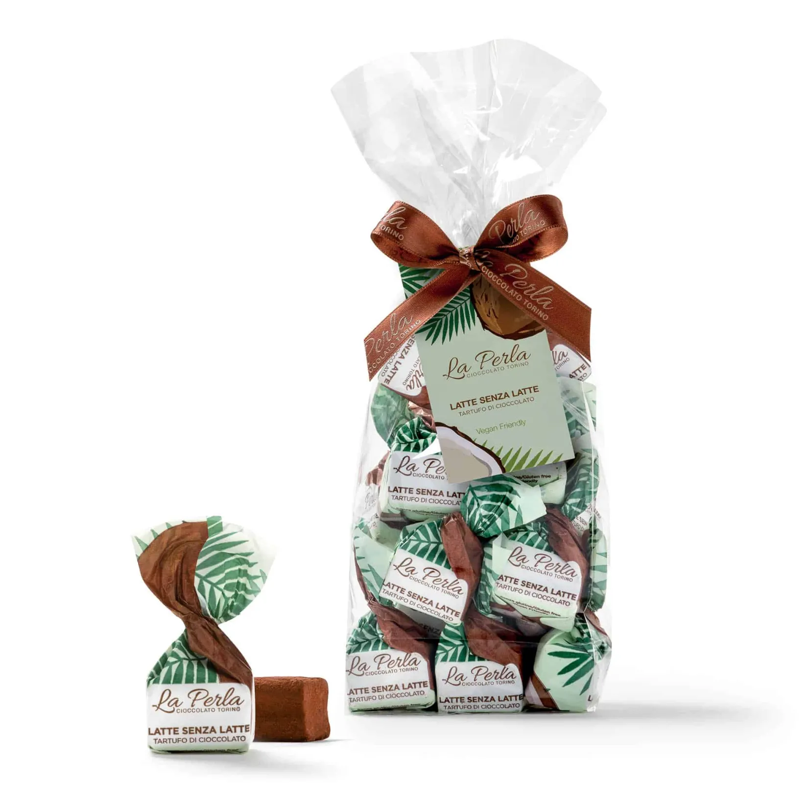 La Perla di Torino Ingredients Brands|Italian Ingredients^Vegan Coconut Milk Chocolate Truffles, 200g