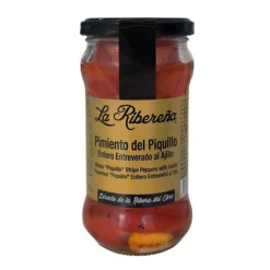 La Riberena Ingredients Brands|Spanish Ingredients^La Ribena Roasted Piquillo Peppers with Garlic, 290g