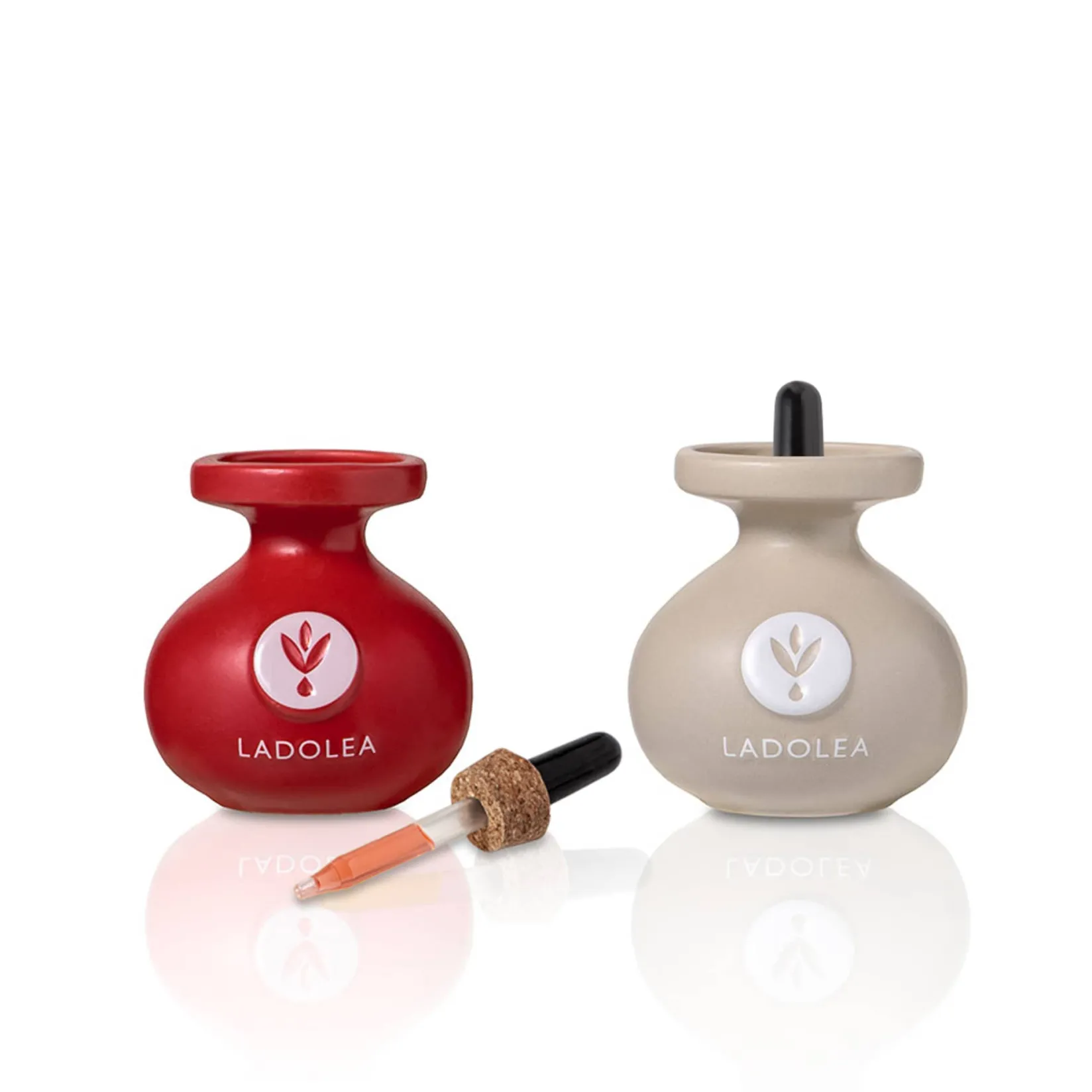 Ladolea Ingredients Brands|Greek Ingredients^Set of 2 Chilli & Garlic Infused Extra Virgin Olive Oil, 80ml