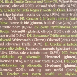Lady Joseph Ingredients Brands|Spanish Ingredients^Black Truffle Crackers, 100g