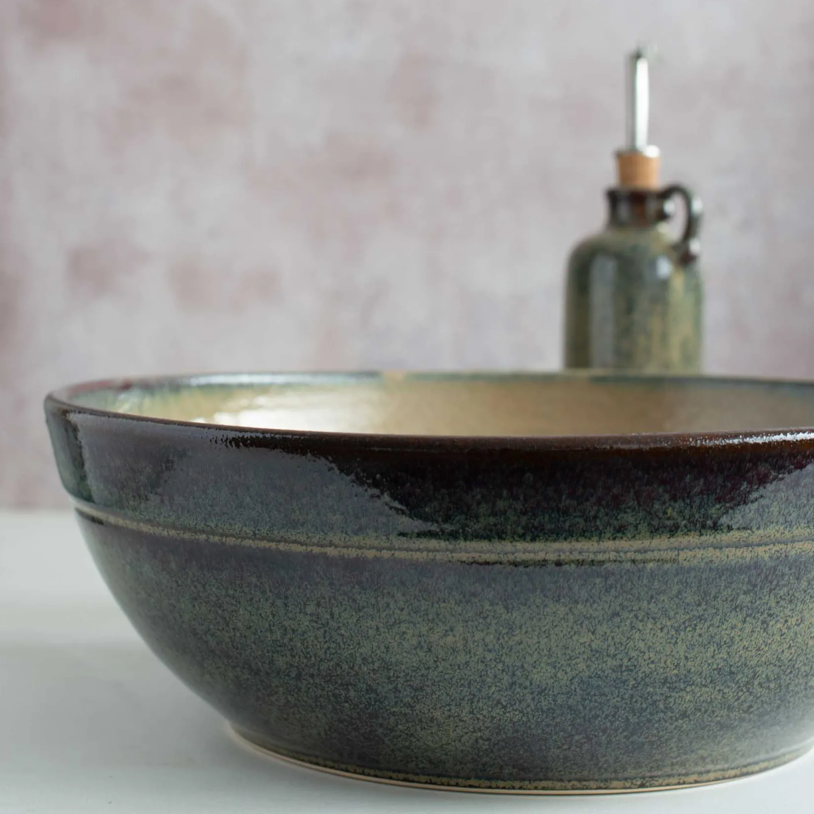 Ceramica Nicola Serveware|Crockery & Dinnerware^Lagoa Large Handmade Salad Bowl