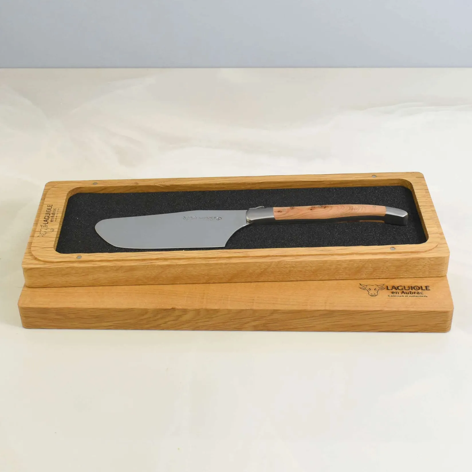 Laguiole en Aubrac Kitchen Knives^Hard Cheese Knife, Juniper