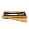 Laguiole en Aubrac French Ingredients|Kitchen Knives^Set of 2 Steak Knives, Solid Horn