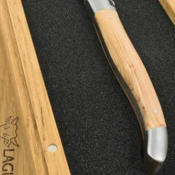 Laguiole en Aubrac French Ingredients|Cutlery^Single Cheese Knife, Juniper