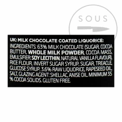 Lakrids Ingredients Brands|Chocolate & Sweets^Liquorice A - Chocolate Coated Liquorice