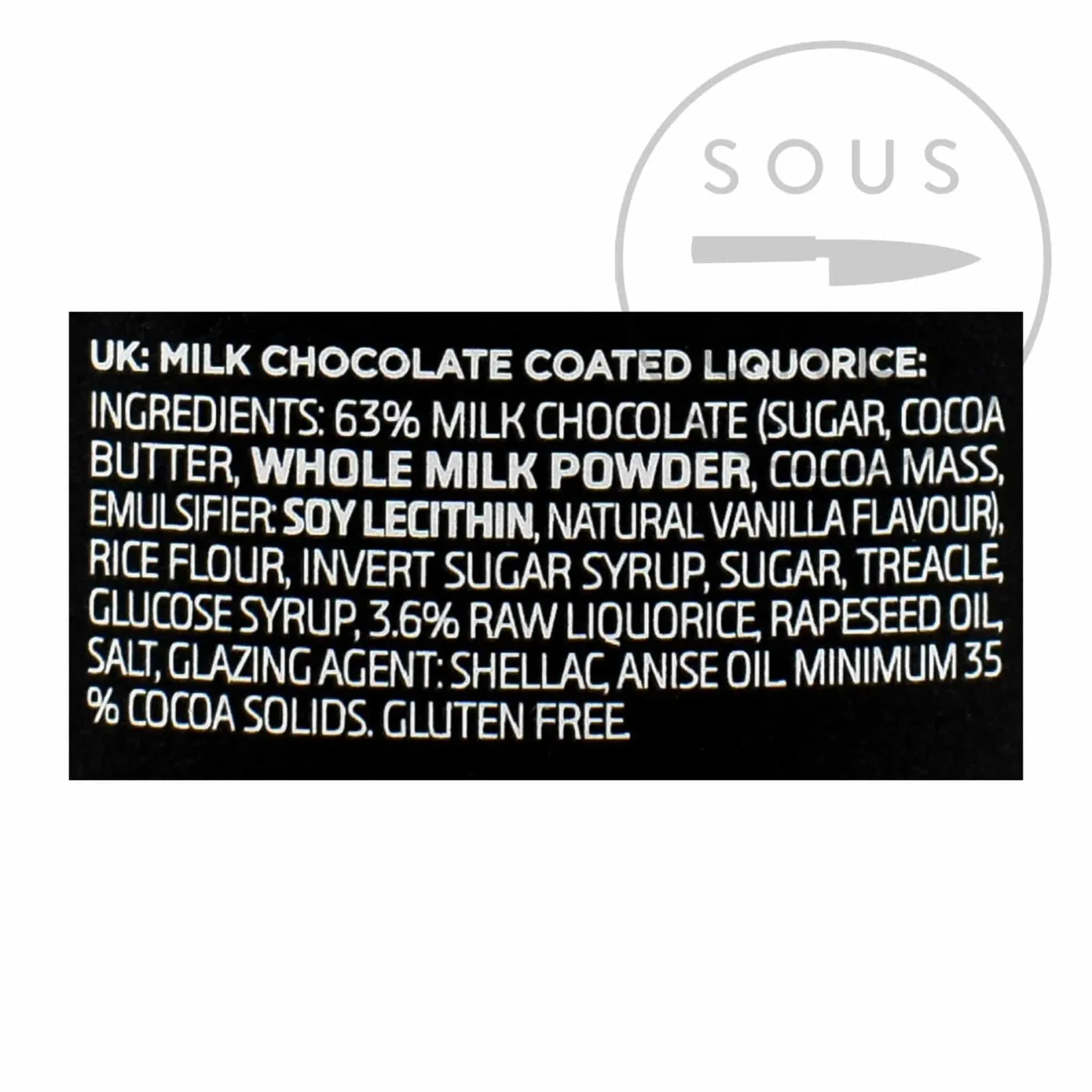 Lakrids Ingredients Brands|Chocolate & Sweets^Liquorice A - Chocolate Coated Liquorice