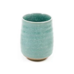 Kiji Stoneware & Ceramics Japanese Ingredients|Japanese Tableware^Large Duck Egg Blue Glaze Tea Cup