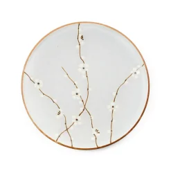 Kiji Stoneware & Ceramics Tableware Brands|Japanese Ingredients^Large Sakura Dinner Plate, 28.5cm