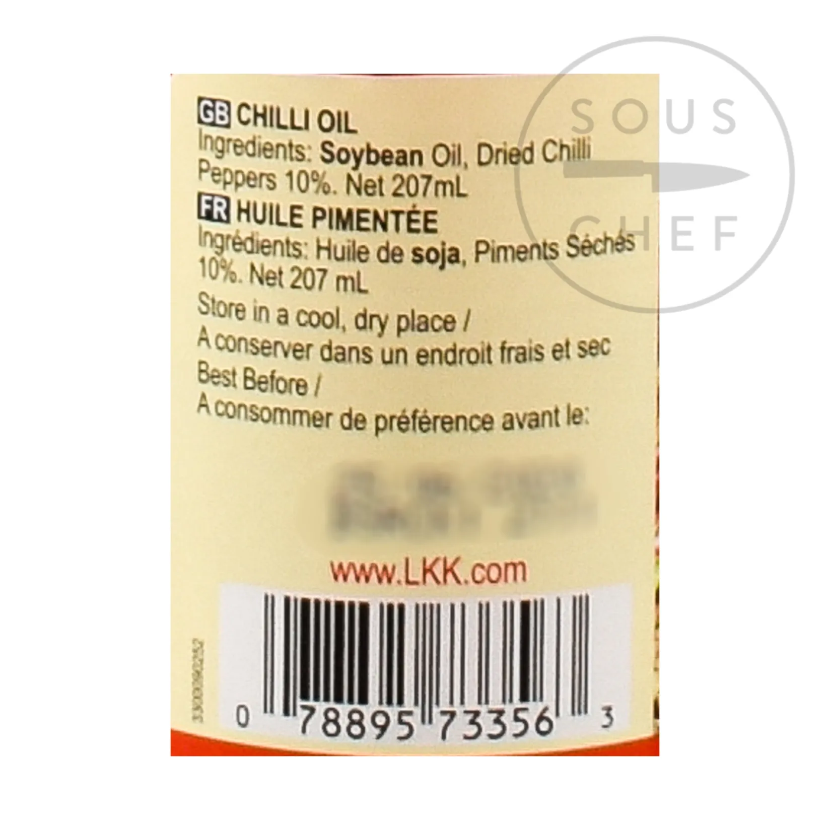 Lee Kum Kee Ingredients Brands|Chinese Ingredients^Chilli Oil, 207ml