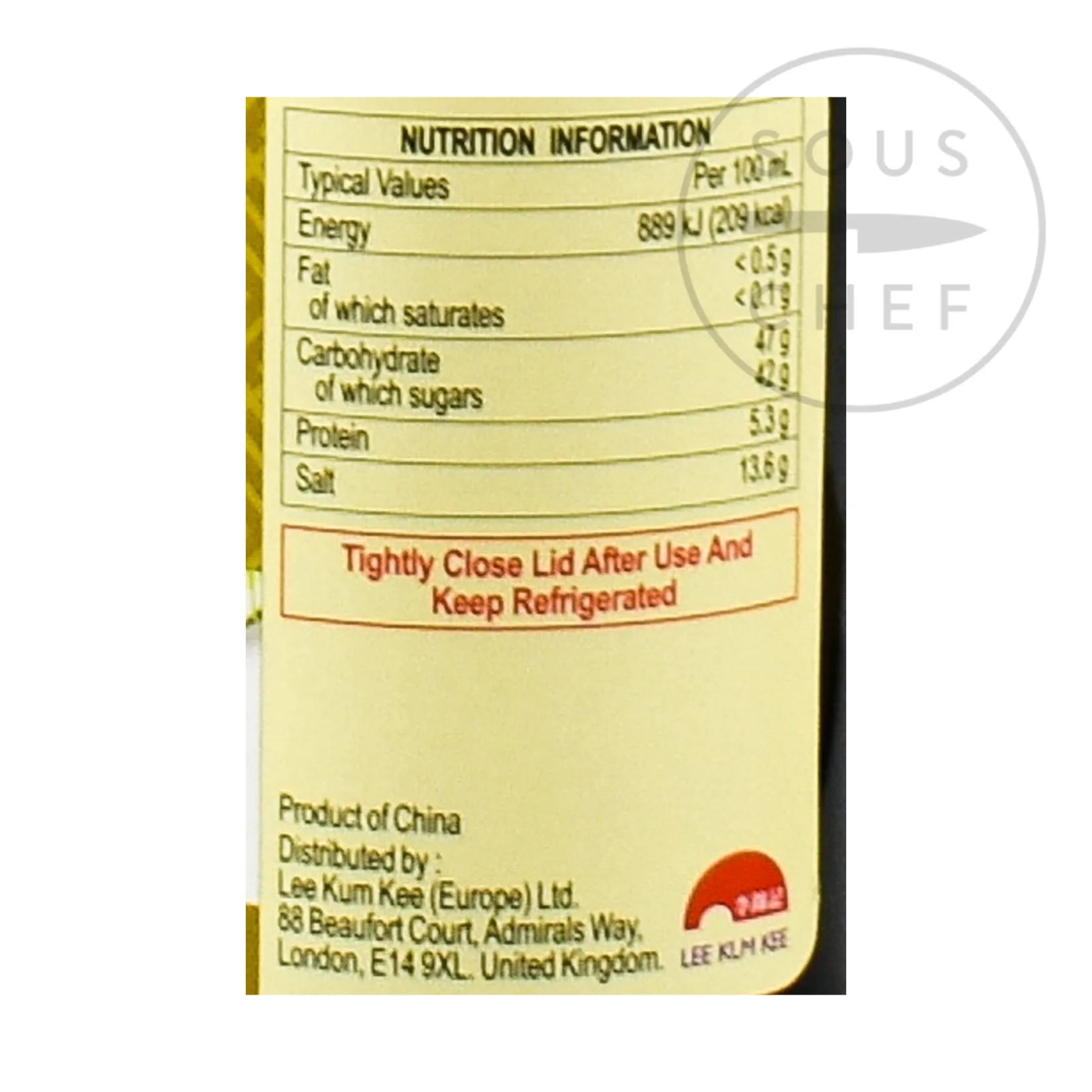Lee Kum Kee Chinese Ingredients|Sauces & Condiments^Sweet Soy Sauce, 207g