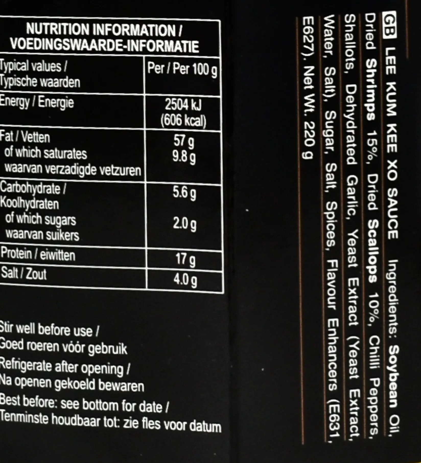 Lee Kum Kee Chinese Ingredients|Sauces & Condiments^XO Sauce, 220g