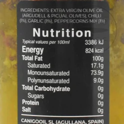 Llagrimes del Canigo Ingredients Brands|Spanish Ingredients^Chilli, Garlic & Pepper Infused Olive Oil, 250ml