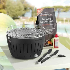 Lotus Grill Food Smokers|Bbq & Smoking^Standard, Anthracite