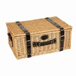 Les Jardin de la Comtesse Picnicware|Disposable Tableware^Louvre Natural Picnic Basket, 6 Person
