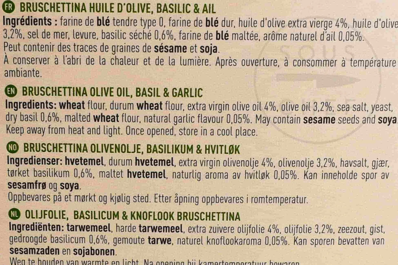 Maison Bremond Ingredients Brands|French Ingredients^Bruschettina With Olive Oil, Garlic & Basil, 80g