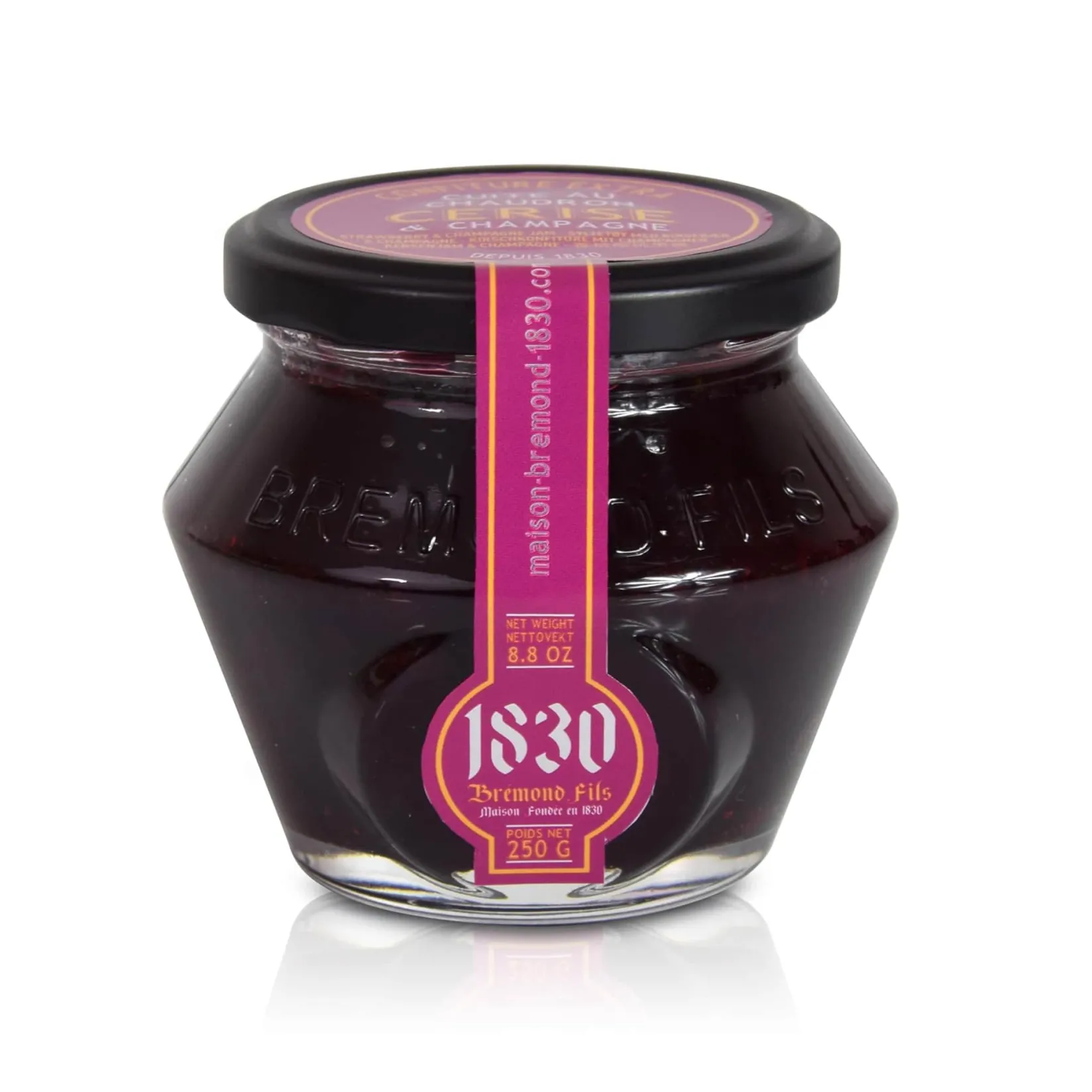 Maison Bremond Ingredients Brands|French Ingredients^Cherry & Champagne Jam, 250g
