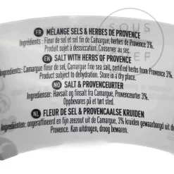 Maison Bremond Ingredients Brands|French Ingredients^Fleur De Sel with Herbs from Provence, 90g