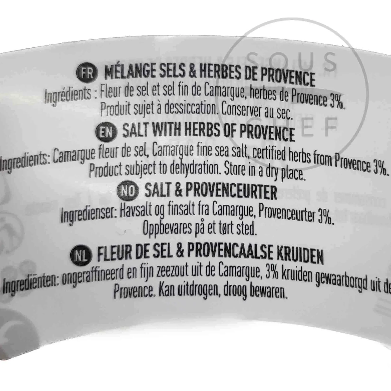 Maison Bremond Ingredients Brands|French Ingredients^Fleur De Sel with Herbs from Provence, 90g
