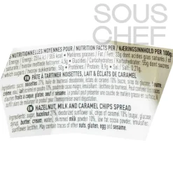 Maison Bremond Ingredients Brands|French Ingredients^Hazelnut, Milk And Salted Butter Caramel Chip Spread 220g