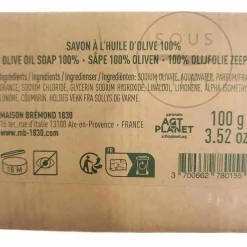Maison Bremond Home Care & Cleaning^Olive Oil Soap, 100g