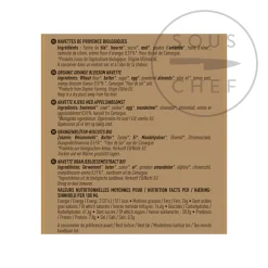 Maison Bremond Ingredients Brands|French Ingredients^Organic Navettes Cakes By Pierre Herme, 240g