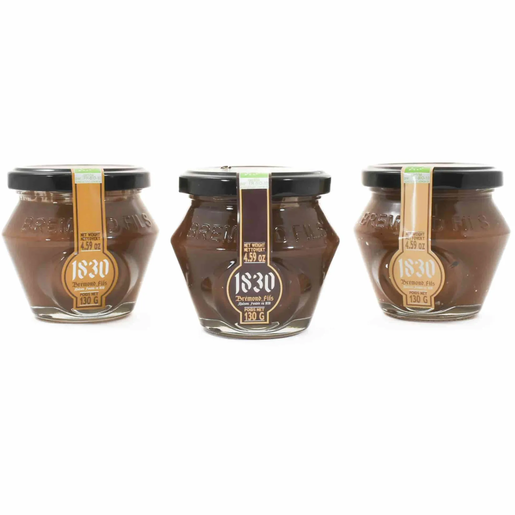 Maison Bremond Ingredients Brands|French Ingredients^x Sous Chef Trio of Organic Cocoa Spreads, 130g