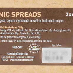 Maison Bremond Ingredients Brands|French Ingredients^x Sous Chef Trio of Organic Cocoa Spreads, 130g