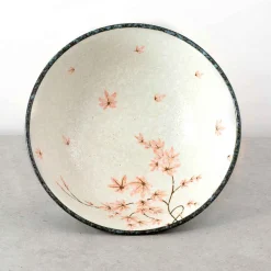 Kiji Stoneware & Ceramics Japanese Ingredients|Japanese Tableware^Maple Leaf Ramen Bowl, 21cm