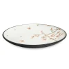 Kiji Stoneware & Ceramics Japanese Ingredients|Plates^Maple Leaf Round Dinner Plate, 25.5cm