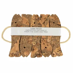 Liga Tableware Brands^Marbled Cork Five Fish Trivet, 22cm