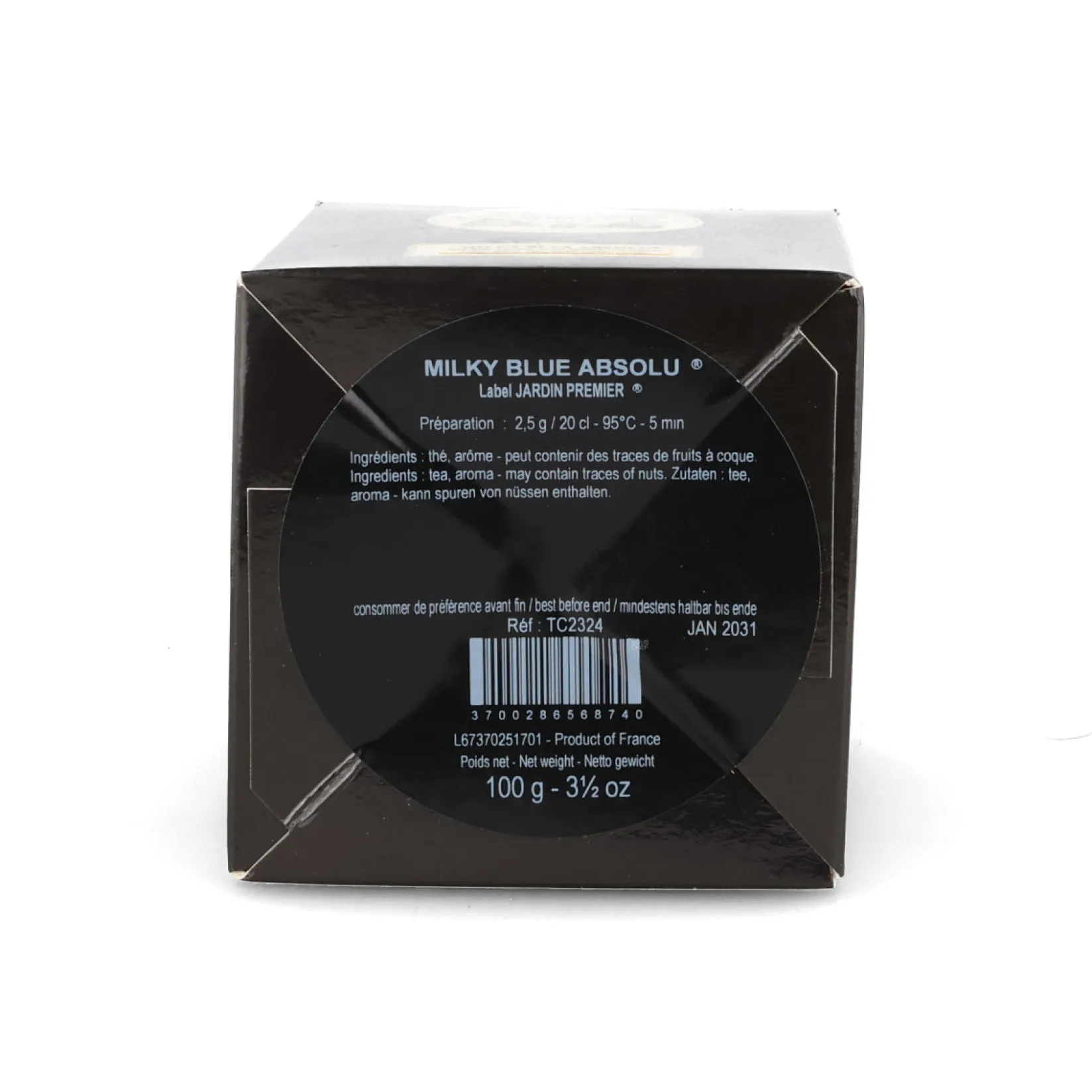 Mariage Freres Ingredients Brands|Drinks^Milky Blue Absolu Loose Tea, 100g