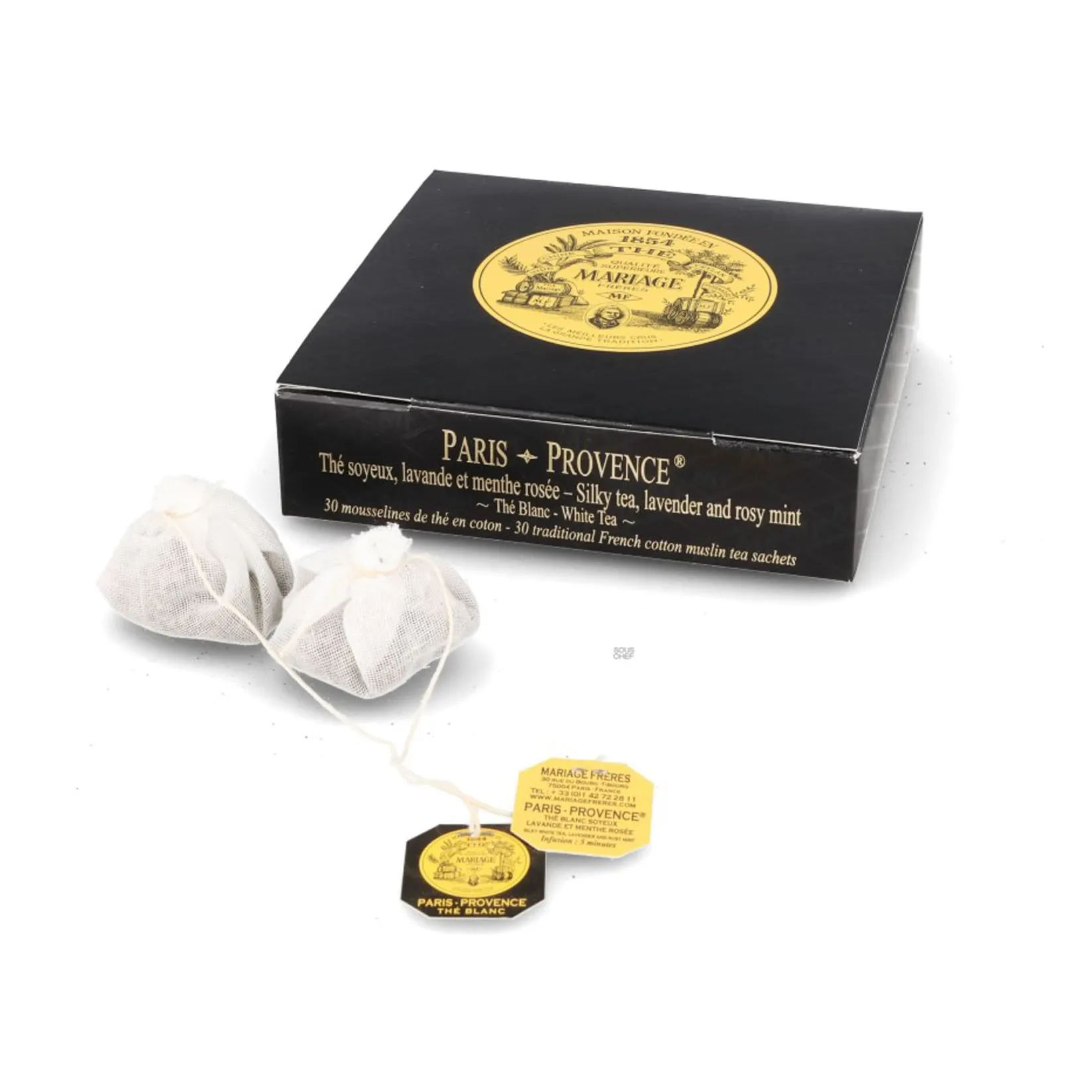 Mariage Freres Ingredients Brands|Drinks^Paris Provence White Tea Bags, 75g
