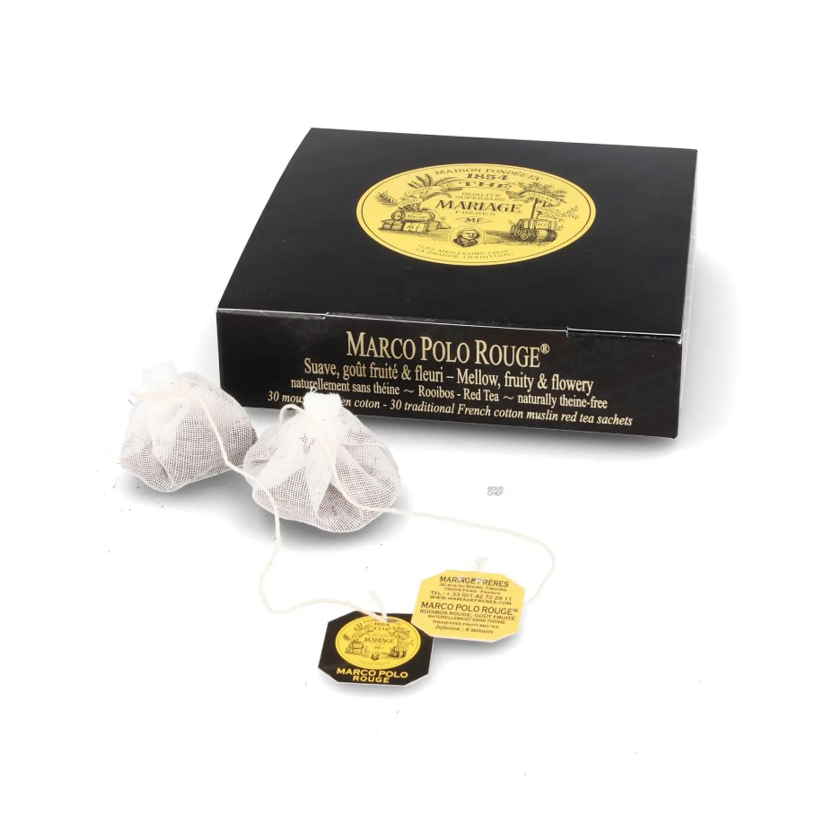 Mariage Freres Ingredients Brands|Drinks^Rouge Marco Polo Tea Bags, 75g