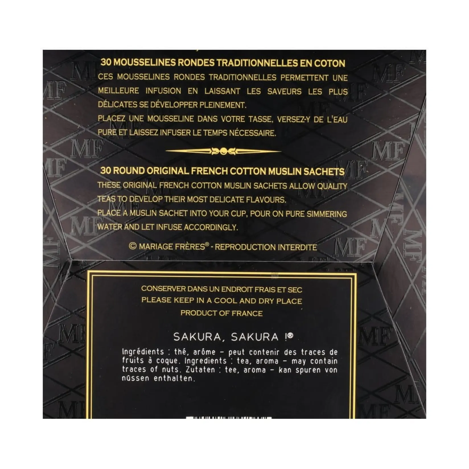 Mariage Freres Ingredients Brands|Drinks^Sakura Sakura Tea Bags, 75g