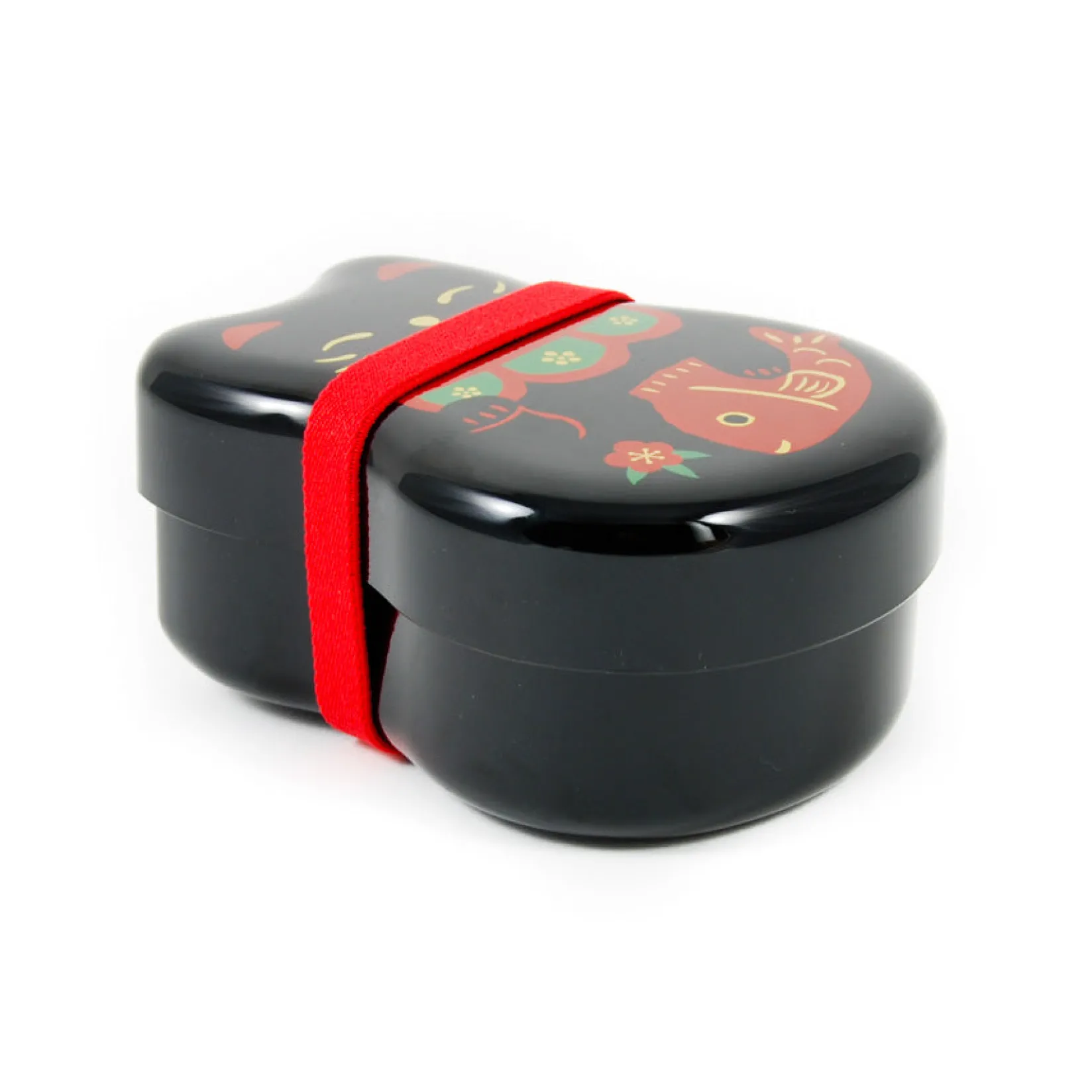 Hakoya Japanese Ingredients|Picnicware^Maruko Black Cat 2-Tier Bento Box, 520ml