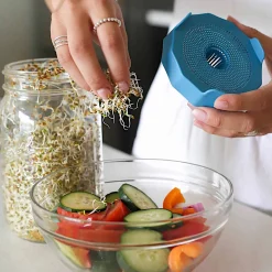 Masontops Pickling, Preserving & Fermenting Jars^Wide Mouth Bean Screens Sprouting Lids, Set of 2