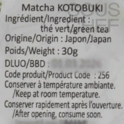 YAMASU SUGIMOTO SHOTEN Ingredients Brands|Drinks^Matcha Kotobuki, 30g