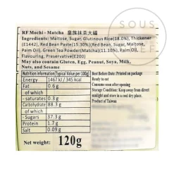 RF Japanese Ingredients|Chinese Ingredients^Matcha Mochi, 120g