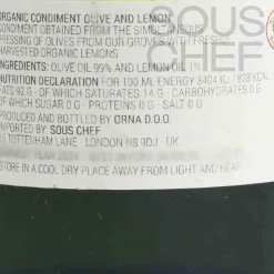 Mate Ingredients Brands|Oil, Vinegar & Dressings^Organic Lemon Flavoured Olive Oil, 250ml