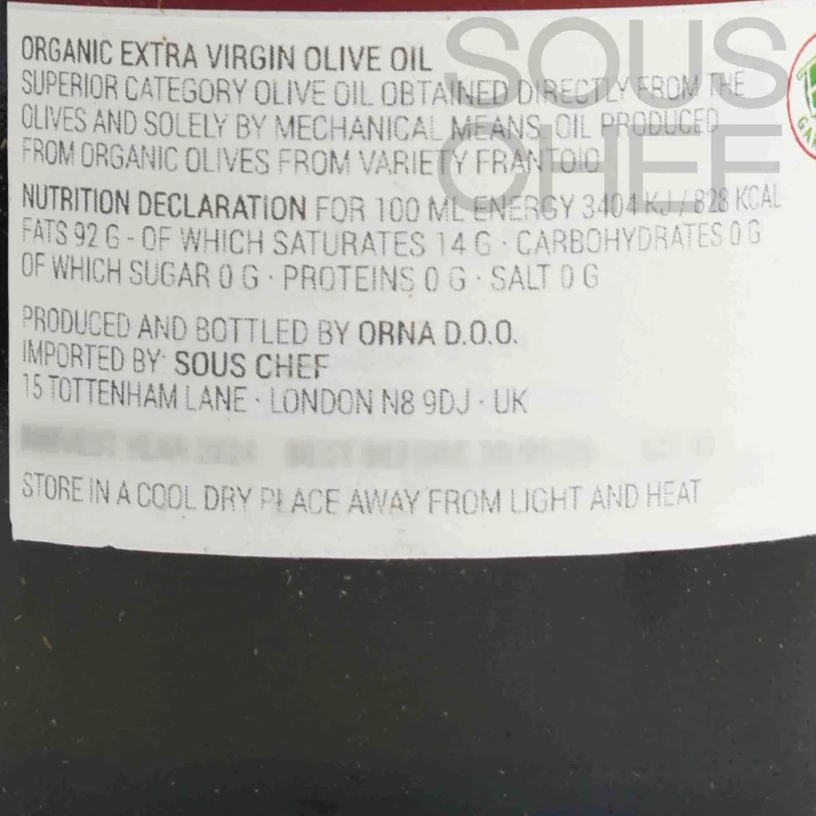 Mate Ingredients Brands|Oil, Vinegar & Dressings^Timbro Istriano Frantoio Organic Extra Virgin Olive Oil