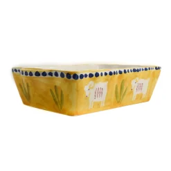 Materia Baking Supplies & Equipment^Gallina Yellow Goat Rectangular Roasting Dish