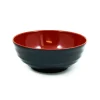 R&B Japanese Ingredients|Chinese Ingredients^Melamine Red & Black Ramen Bowl, 19.5cm