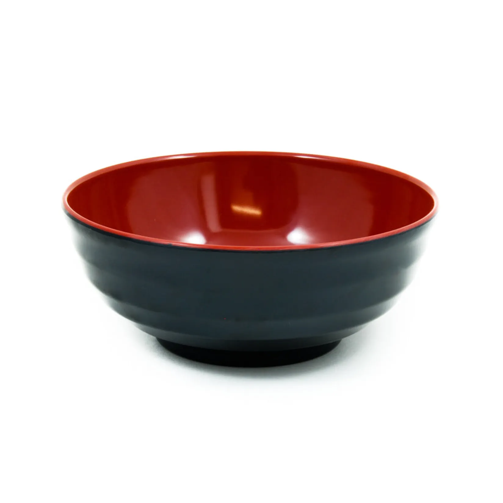 R&B Japanese Ingredients|Chinese Ingredients^Melamine Red & Black Ramen Bowl, 19.5cm